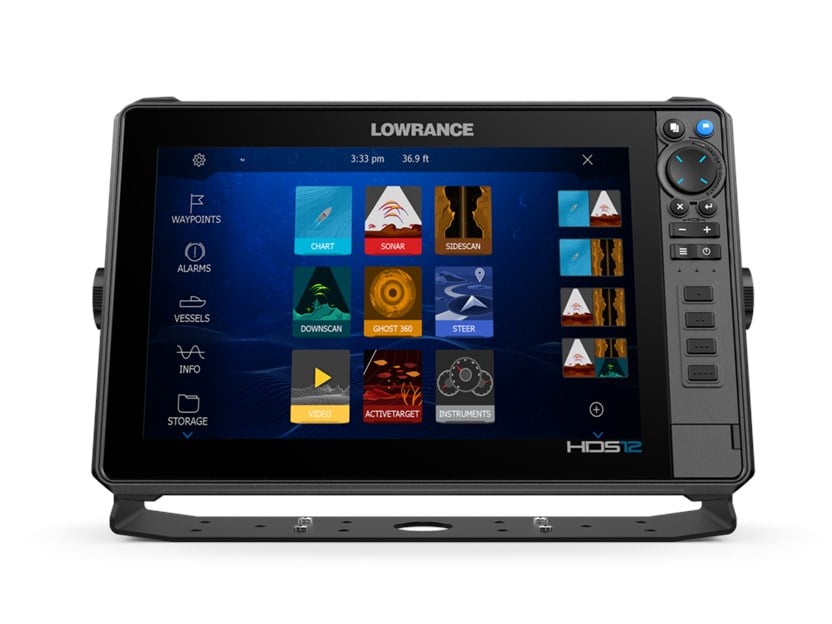 Lowrance HDS PRO Fishfinder/Chartplotter, HDS PRO 12 W/C-MAP DISCOVER Onboard, No Transducer