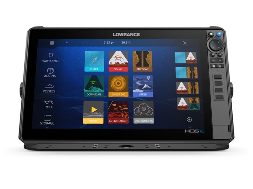 Lowrance HDS PRO Fishfinder/Chartplotter, HDS PRO 16 W/C-MAP DISCOVER Onboard, No Transducer