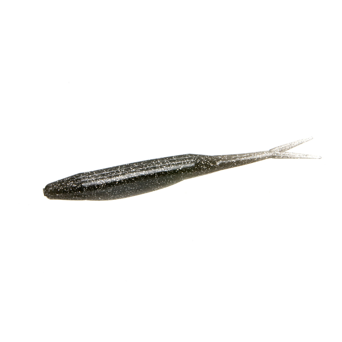 Zoom Super Fluke 5.25" soft plastic soft jerkbait in Smokin Silver