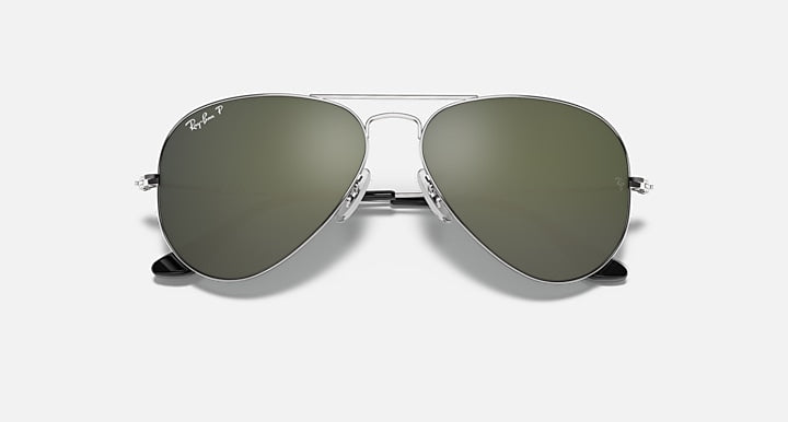Ray-Ban AVIATOR Silver w/ Gray Mirror