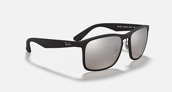 Ray-Ban Matte Blackw/ silver mirror