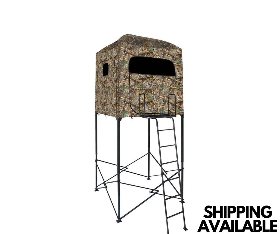 Primal Treestand PVTS-806 The Hideout 7' Deluxe Quad Pod W/ Blind Enclosure