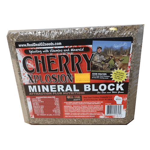 Real Deal G2 Seeds Mineral RDCB25 Cherry Xplosion Mineral Block 25lb