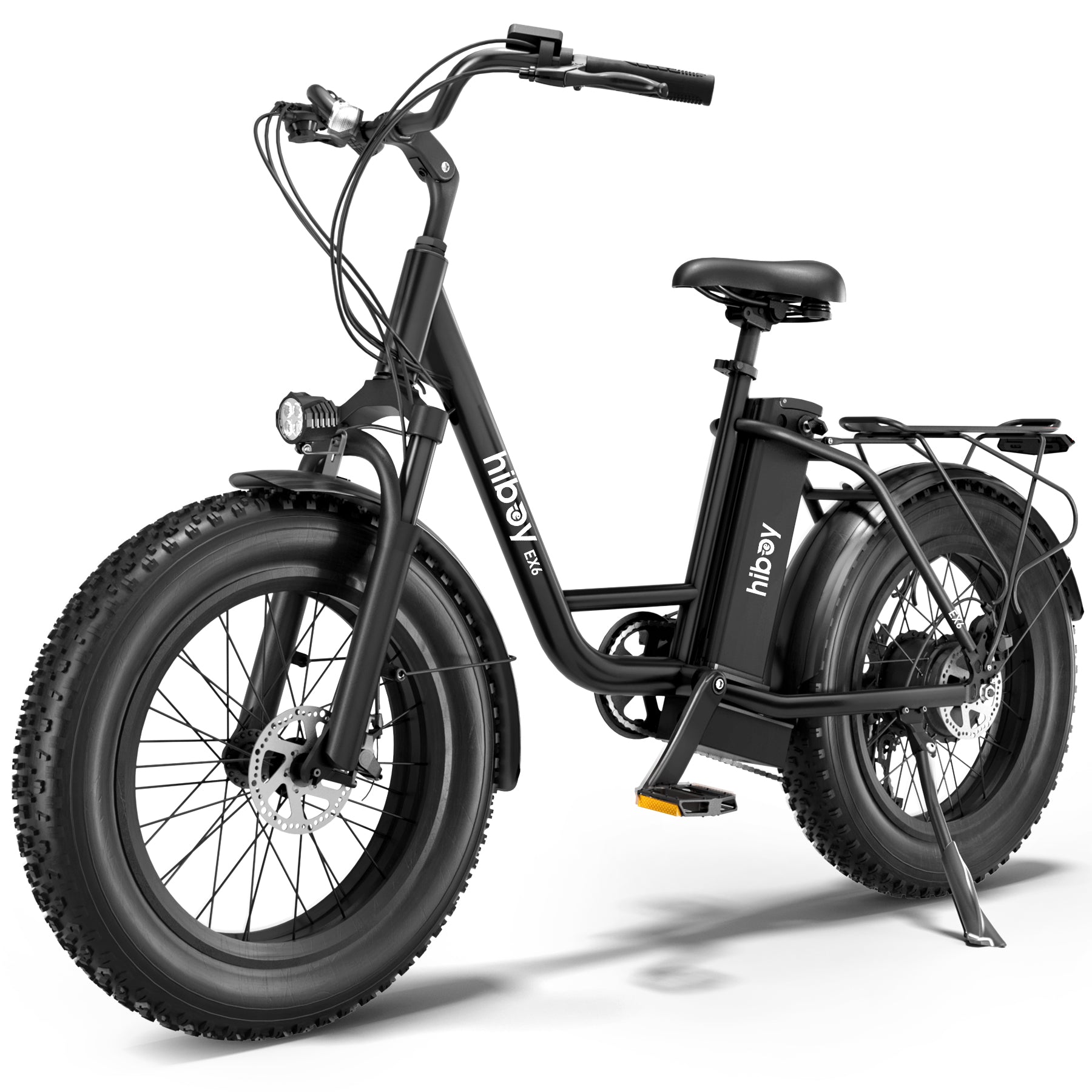 Hiboy EX6 Step-Thru Fat Tire Electric Bike White