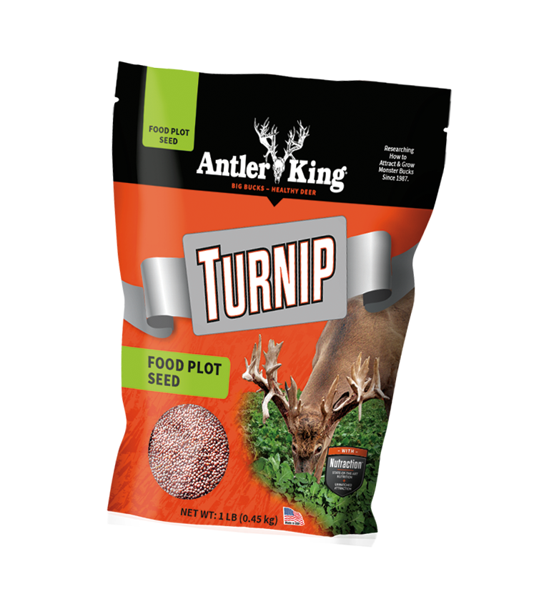Antler King AKTURN1 Turnips 1# bag 1/8 acre