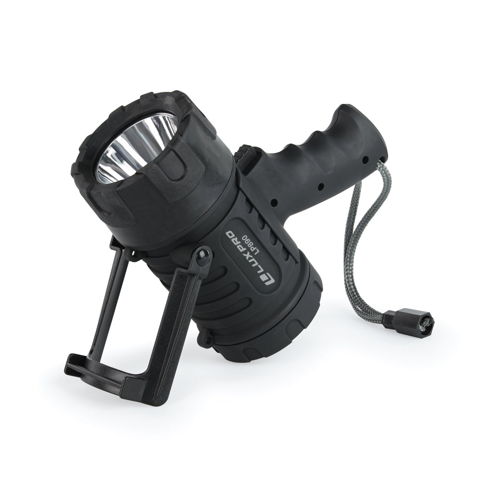 Luxpro 2000 Lumen Rechargeable LED Spotlight with Power Bank