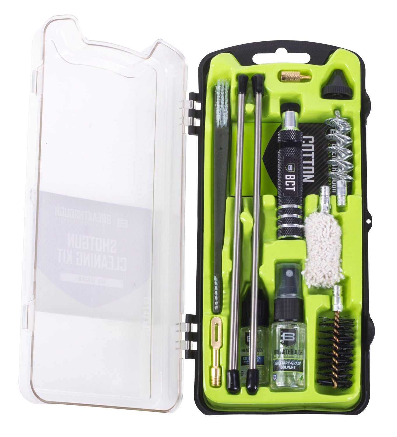 Breakthrough Clean BTCCC12G Vision Series Cleaning Kit 12 Gauge Shotgun/15 Pieces Multi-Color