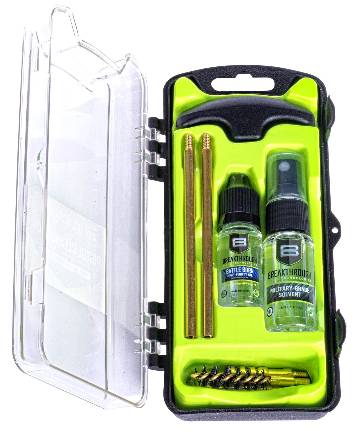 Breakthrough Clean BTECC9 Vision Series Cleaning Kit 9mm & 38 Cal Pistol/9 Pieces Multi-Color