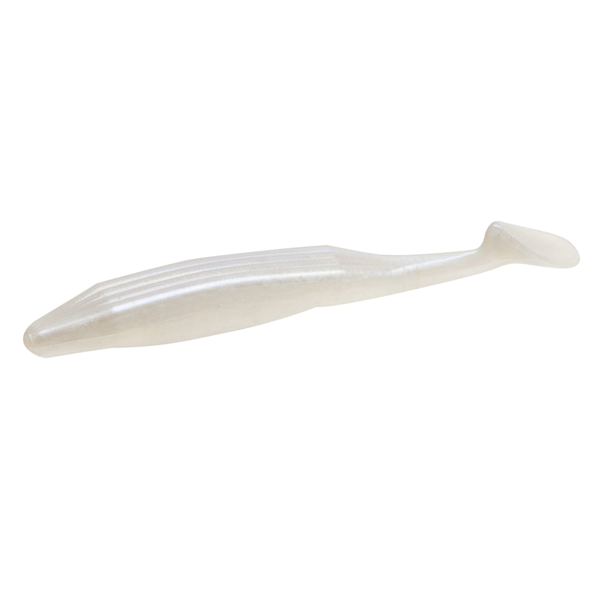 Zoom Swimmin' Super Fluke 5" soft plastic swimbait in Albino
