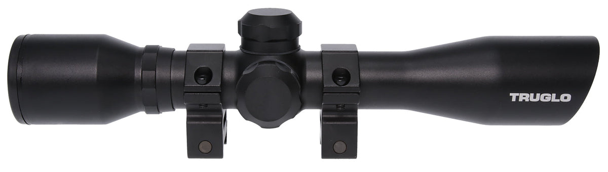 TruGlo TGTG8504B3 Crossbow Scope Compact Matte Black Anodized BDC/Rangefinder 4x32mm