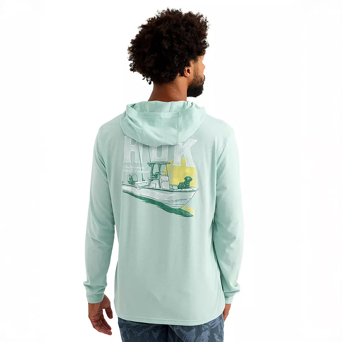 Huk Men's Boat Lab Hoodie Tee