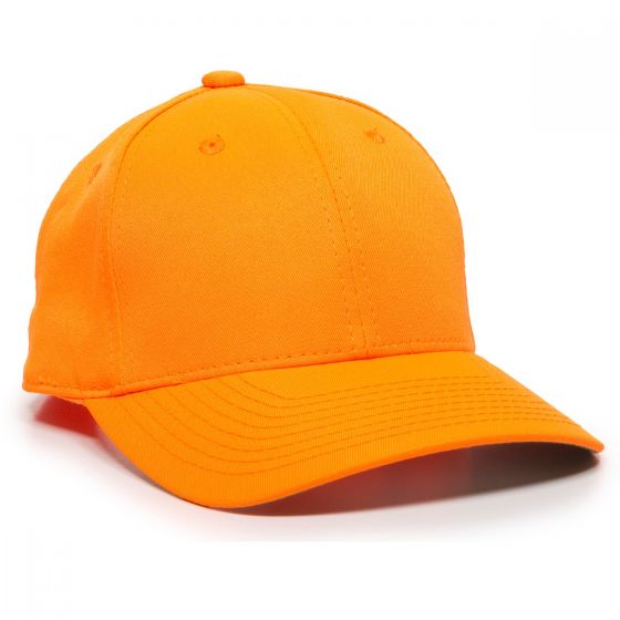 Outdoor Cap 6 Panel Mid Profile Hat Blaze Orange