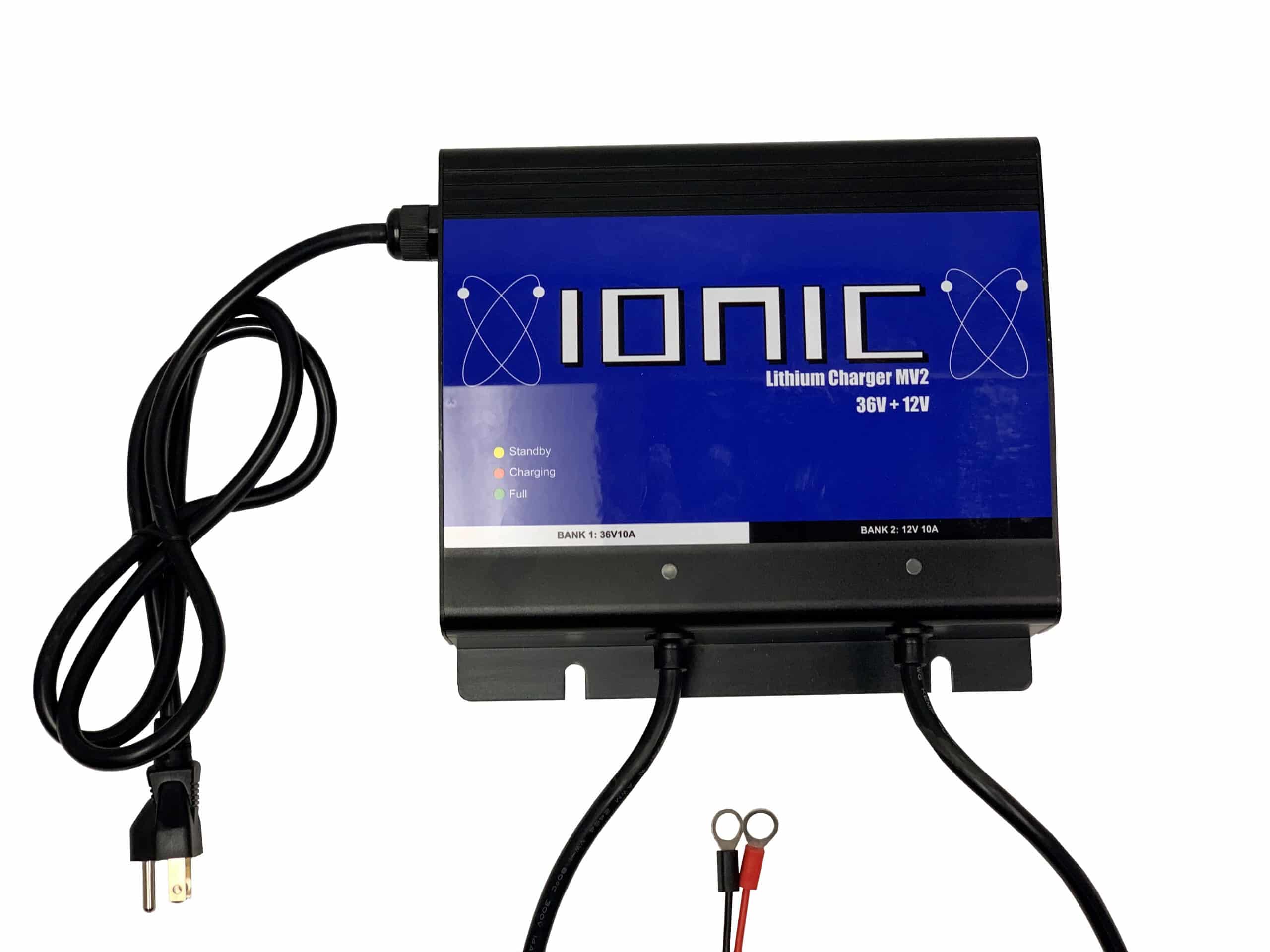 Ionic 36V Multi Voltage LiFePO4 Charger (36V 10A + 12V 10A)