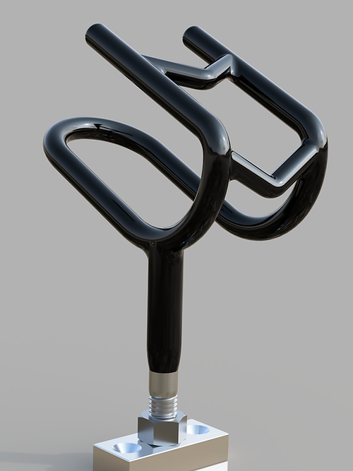 Fish Bite Rod Holders Rage Rod Holder 1/2 Inch Thread With Mounting Block