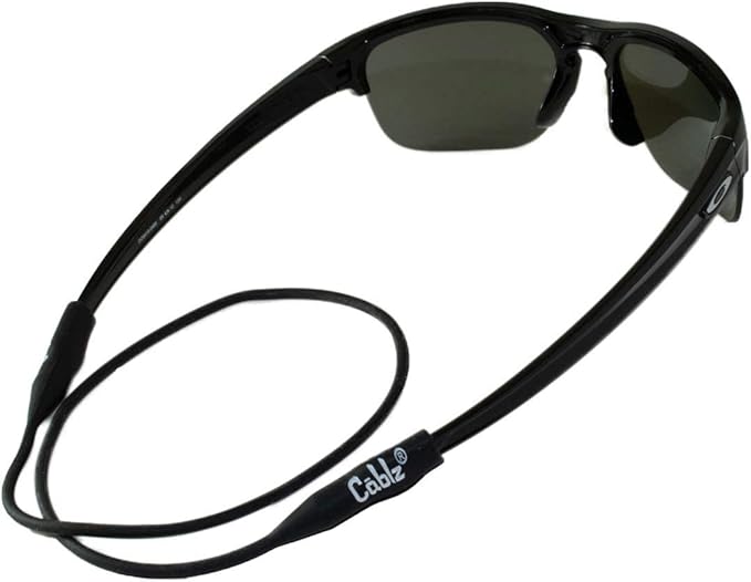 CablzSilicone Eyewear Retainer, 16" length, Black