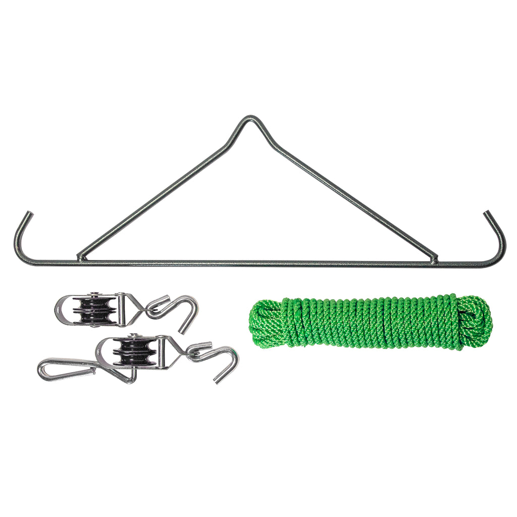 HQ Outfitters HQ-GAMHT Gambrel and Hoist and Pulley Lift System, 600 LB