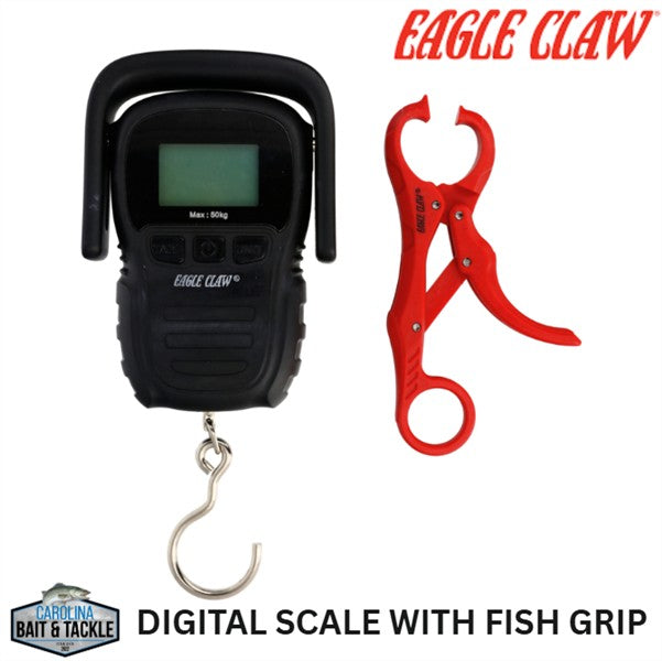 Eagle Claw Digital Scale With Fish Grip