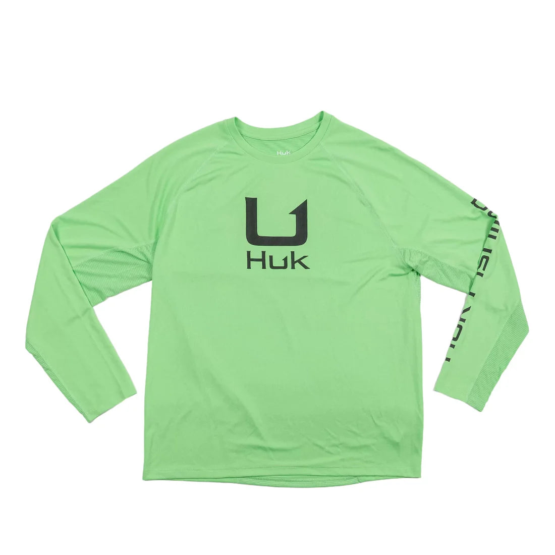 Huk Mens Kc Icon Graphic Ls Summer Green