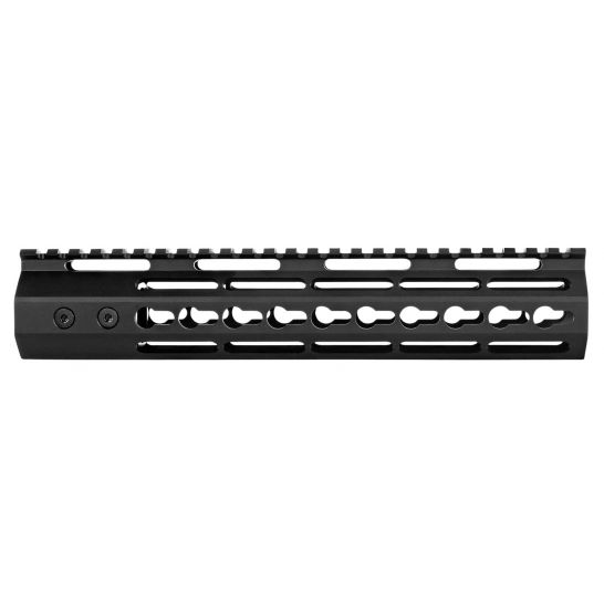TRINITY FORCE ECHO KEYMOD 10" 6061 T6 ALUMINUM RAIL, HARDCOAT ANODIZED BLACK