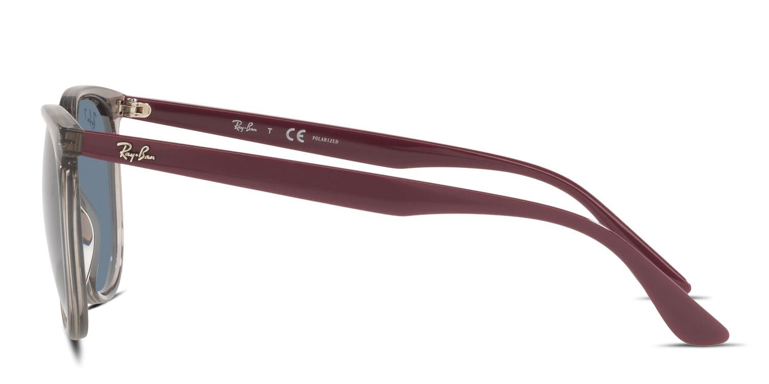 Ray-Ban RB4378 Transparent w/ Dark Blue