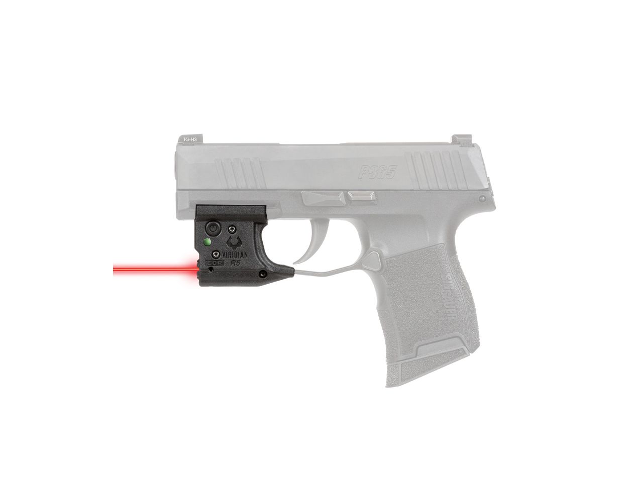 Viridian Green Laser Reactor 5 Gen 2 Laser Sight for Sig Sauer P365 (Red Beam)