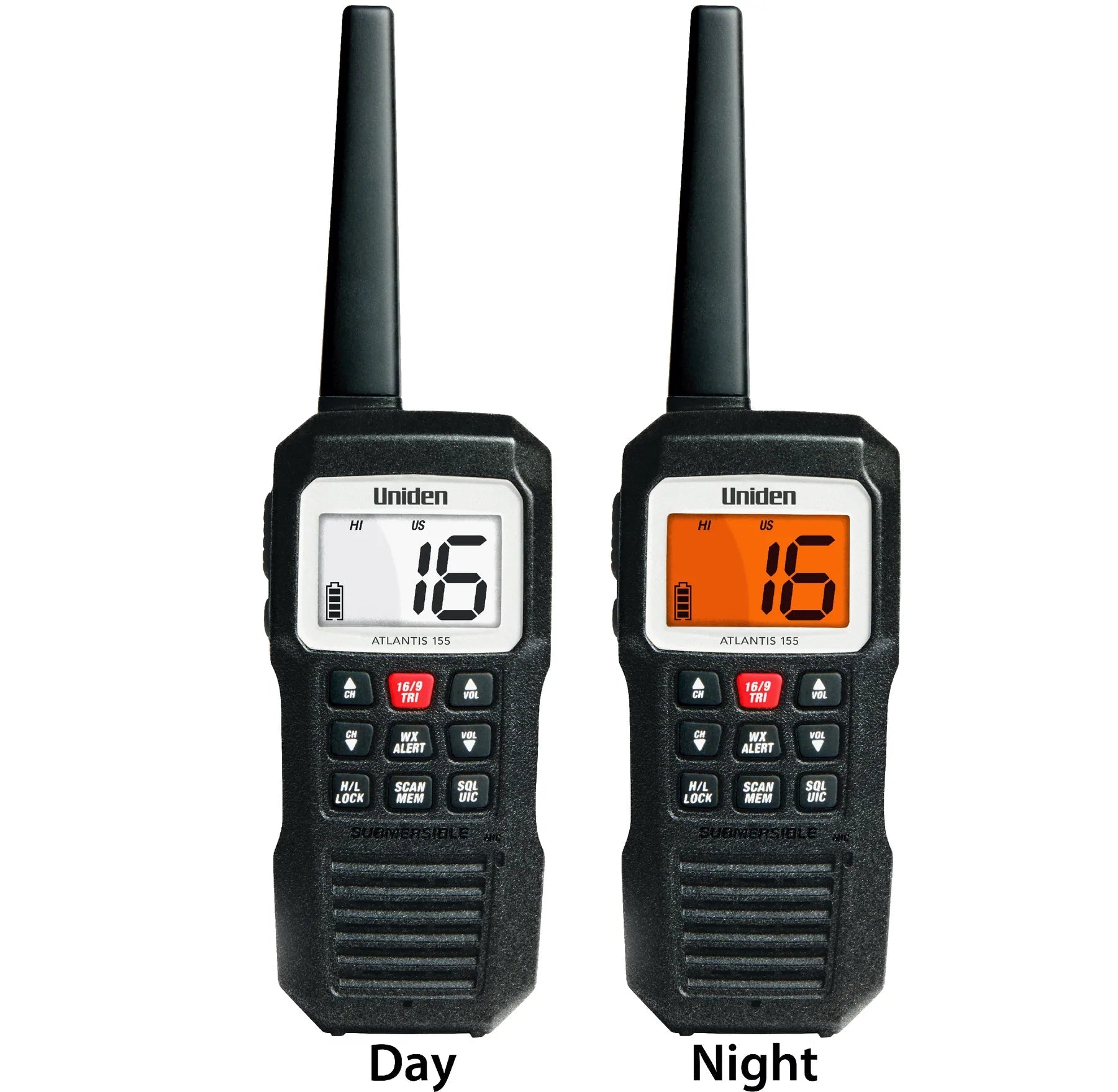 Uniden Atlantis 155 Handheld Two-Way VHF / Marine Radio