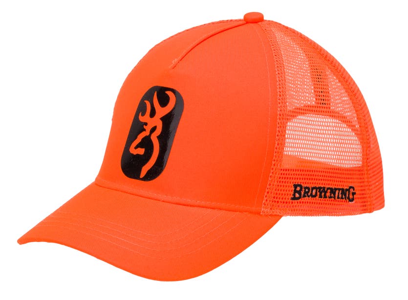 BROWNING CENTERFIRE CAP MESH BACK BLAZE ORANGE 1sz