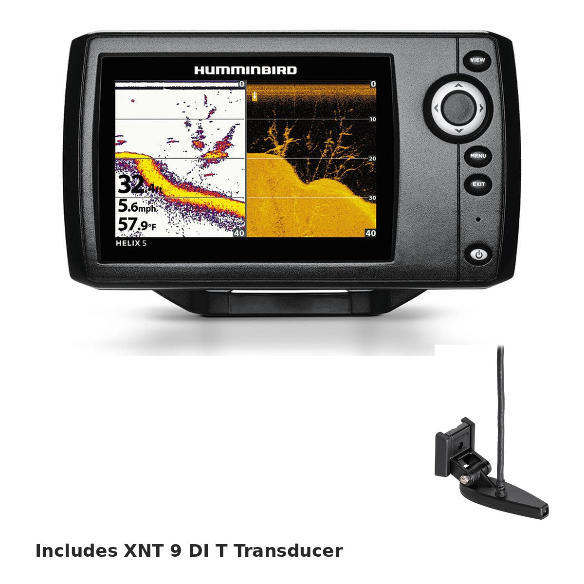 Humminbird HELIX 5 DI G2 with XNT 9 DI T transducer