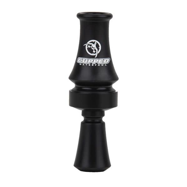 Cupped Waterfowl Comeback Quack Double Reed- Black