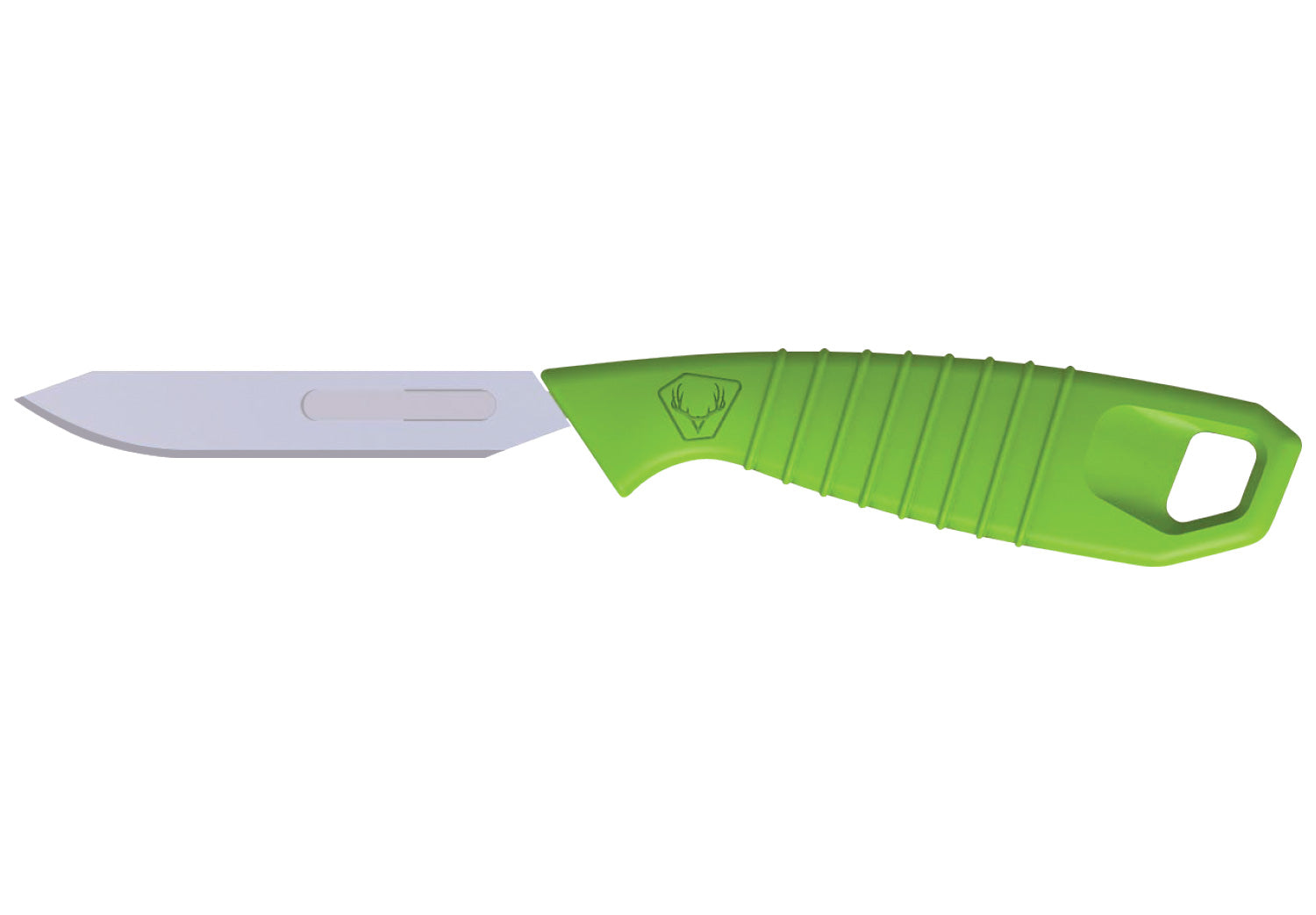 HME Knife With Replaceable Blade - Green