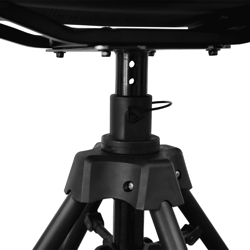Muddy MUD-MGS400AL Swivel- Ease XT Ground Seat Black Flex-Tek/Steel