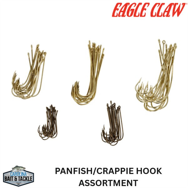 Eagle Claw PANFISH/CRAPPIE HOOK ASSORTMENT 80PK