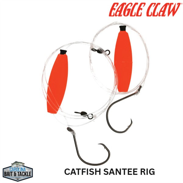 EAGLE CLAW CATFISH SANTEE RIG 2PK