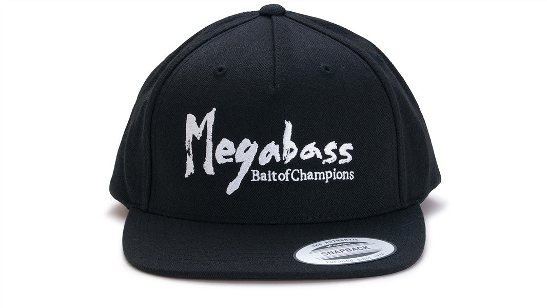 Megabass Brush Snapback - Black/White