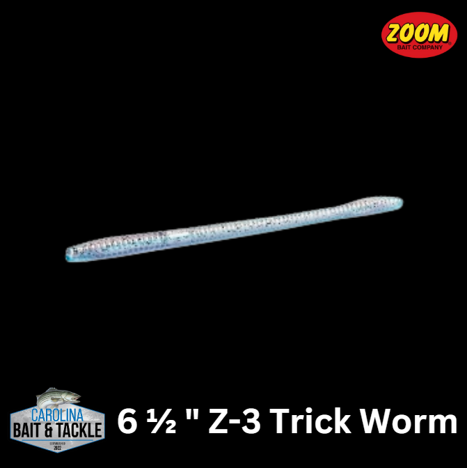 Zoom Z-3 Trick Worm 6 1/2" 10Pk