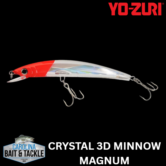 3d minnow fishing lures Yo-Zuri Crystal Floating - 5-1/4' Zuri Crystal 3D Minnow Floating Deep Dive digs deep to give you the strike you want Yo-Zuri 3D Inshore Twitchbait 130mm