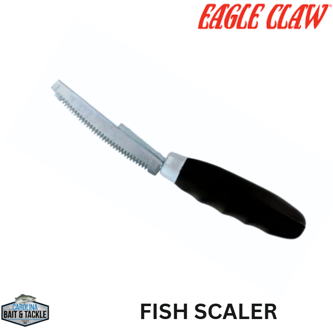 Eagle Claw RUBBER HANDLE SCALER 1PK