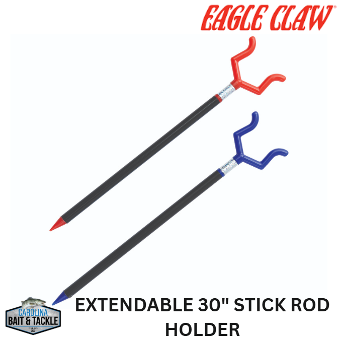 Eagle Claw EXTENDABLE 30" STICK ROD HOLDER 1PK