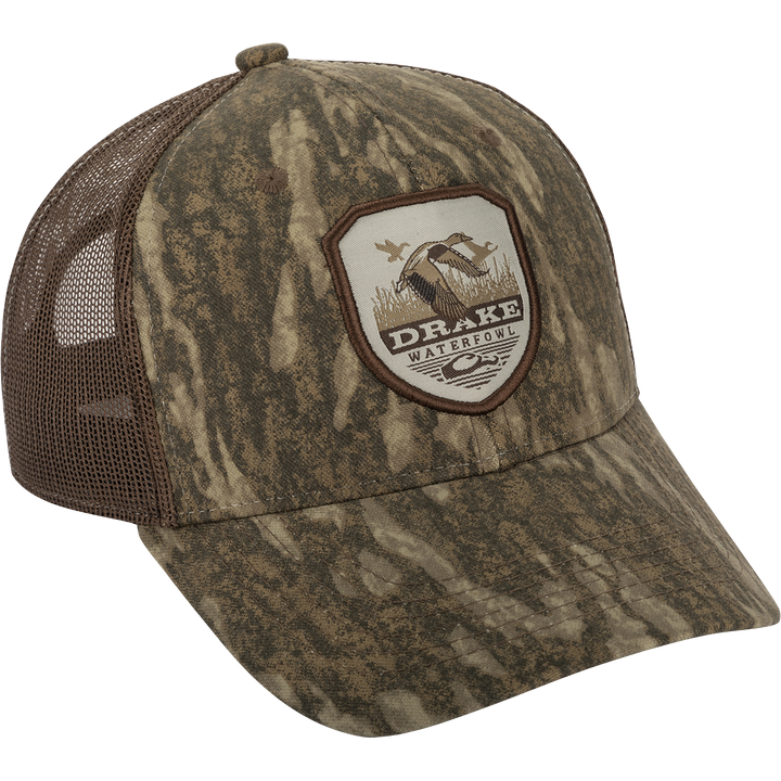 Drake Vintage Badge Mesh Back Cap Bottomland OSFM