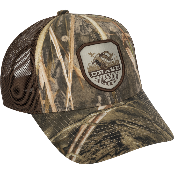 Drake Vintage Badge Mesh Back Cap Habitat OSFM