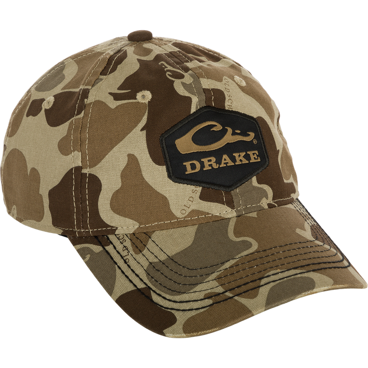Drake Diamond Patch Twill Cap Old School Timber OSFM