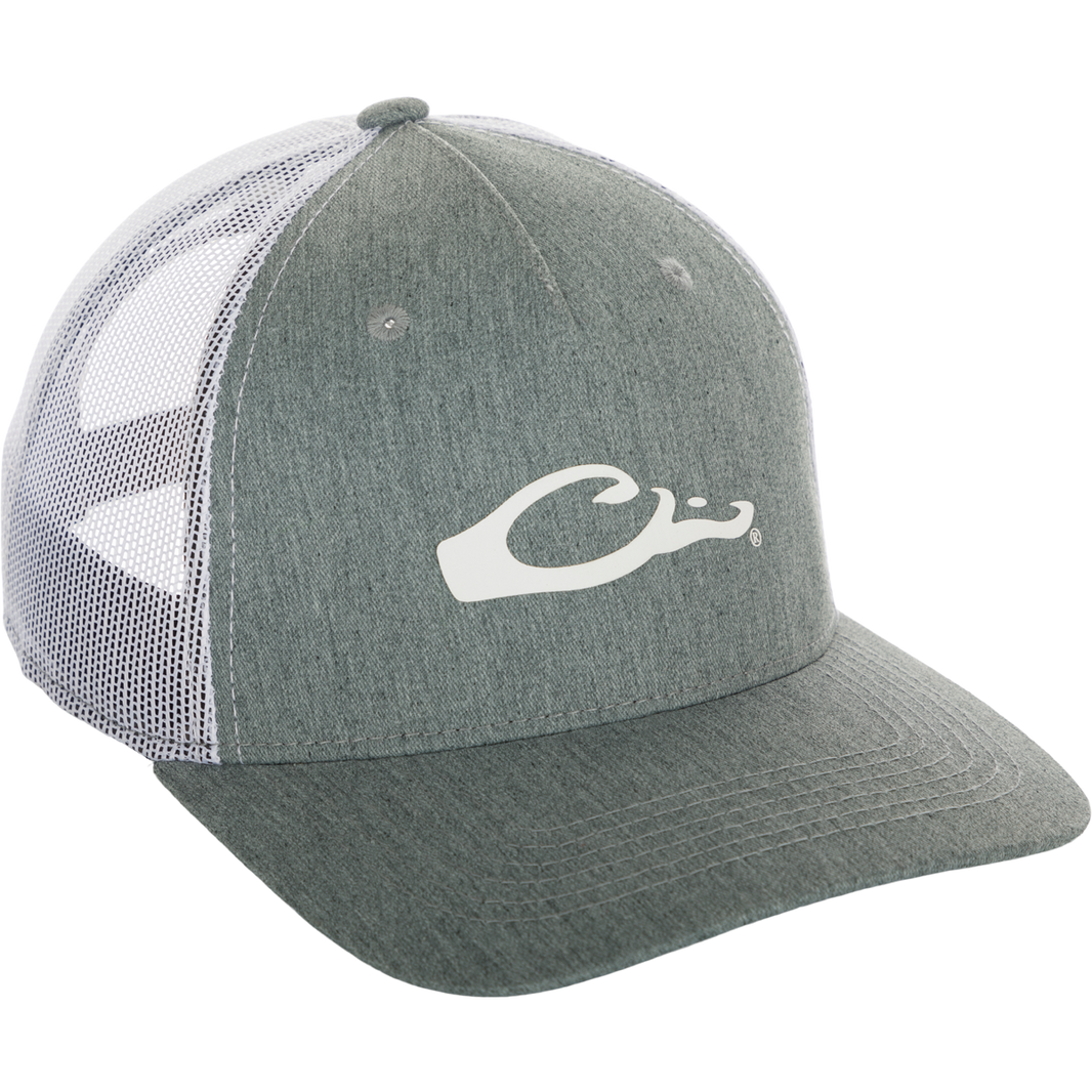 Drake Drake 6-Panel Slick Logo Cap Charcoal Heather OSFM