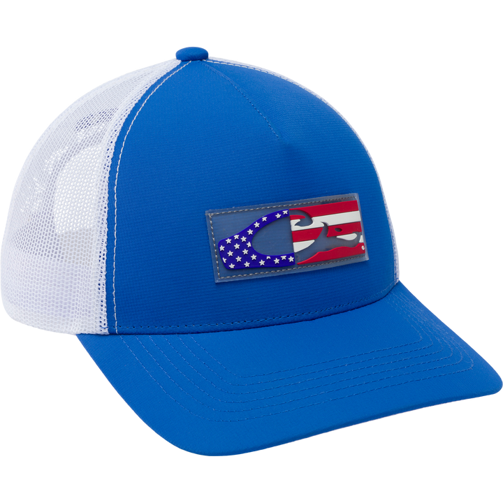 Drake Americana Flag Mesh Back Cap Royal Blue-White OSFM