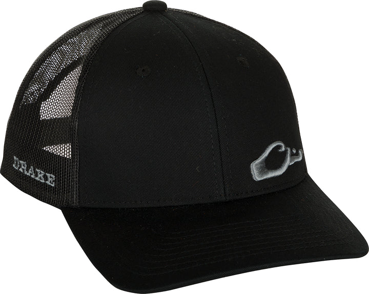Drake Enid Mesh Back Cap Black OSFM