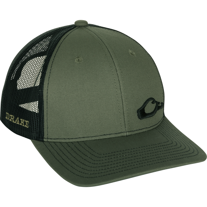 Drake Enid Mesh Back Cap Olive OSFM