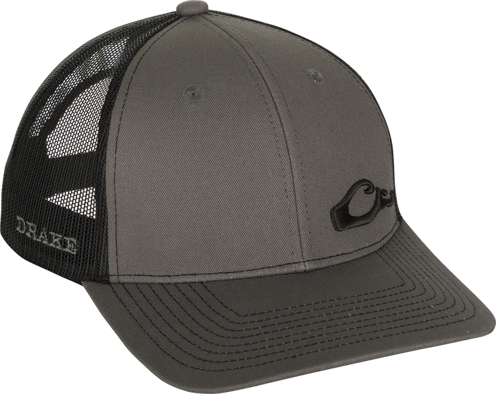 Drake Enid Mesh Back Cap Med Grey OSFM