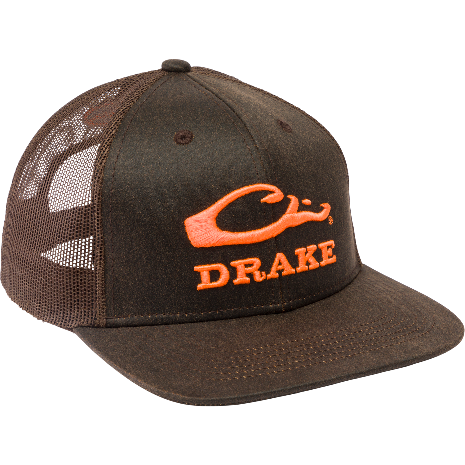 Drake Blaze Logo Mesh Back Cap Brown OSFM