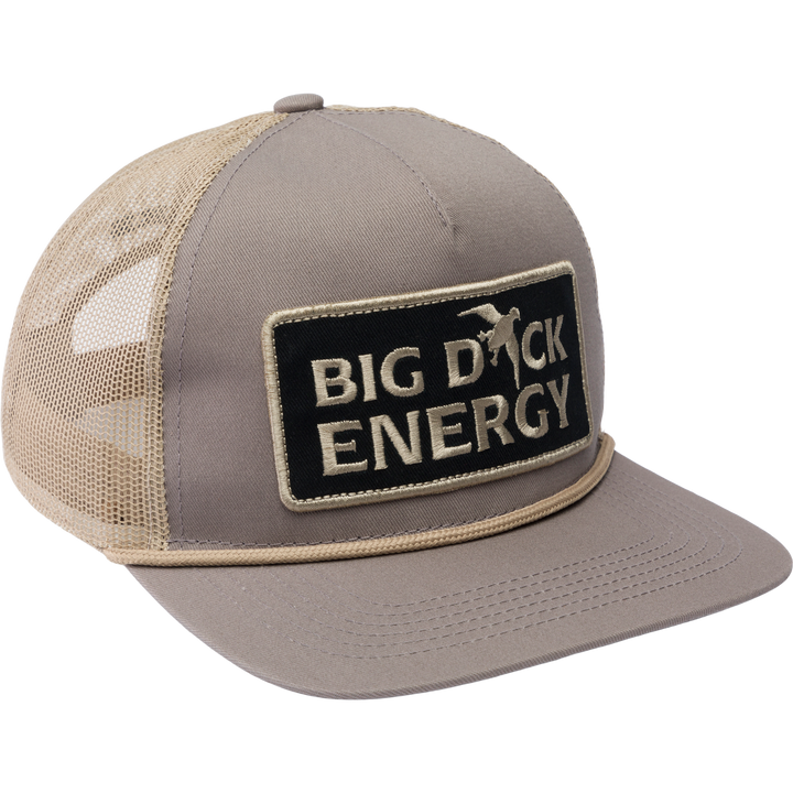 Drake Big Duck Energy Mesh Back Rope Cap Dark Grey-Tan OSFM