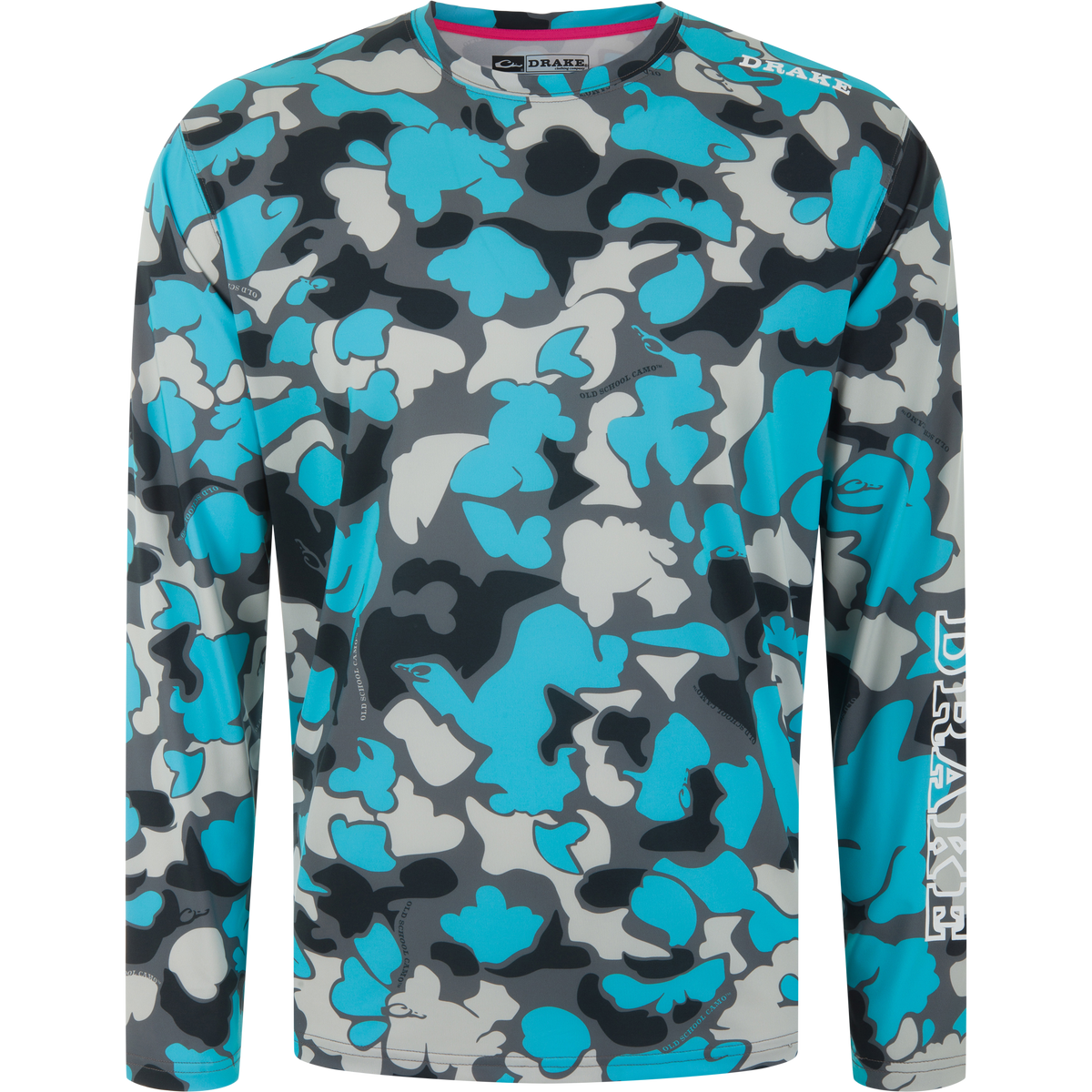Drake Drake Lakeshore Performance LS Crew Old School Neon Blue