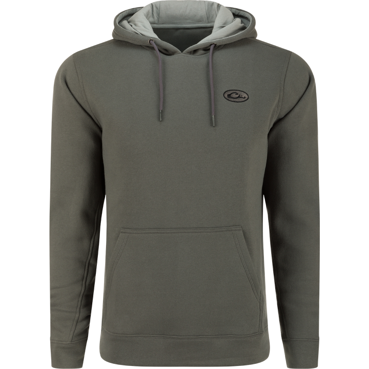 Drake The Three End Solid Hoodie Castlerock Grey